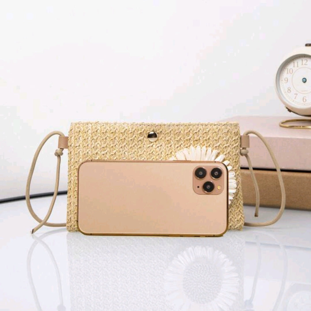 Fashionable Woven Phone Bag