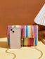Metal Tassel Stripes Pattern Crossbody Bag