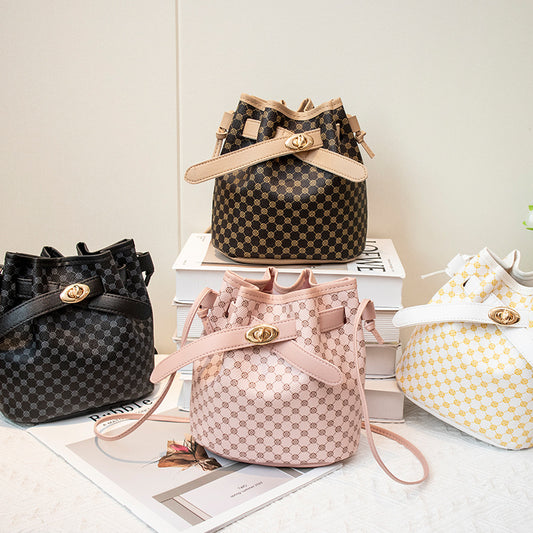 Personality Printed Bucket Bag
