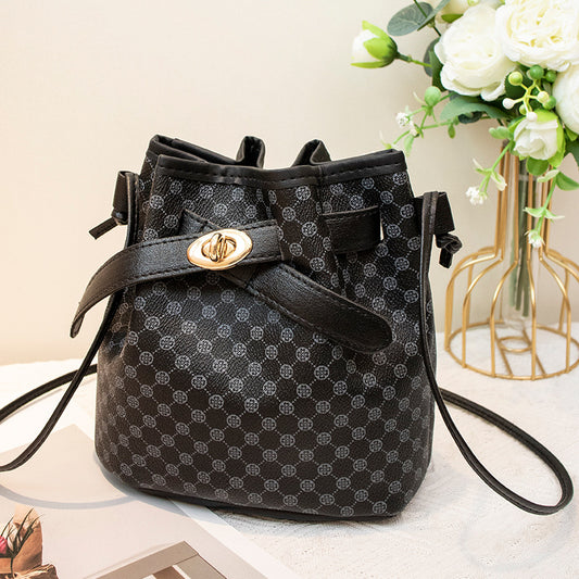 Personality Printed Bucket Bag