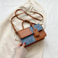 Splicing Texture Handbag