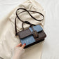 Splicing Texture Handbag